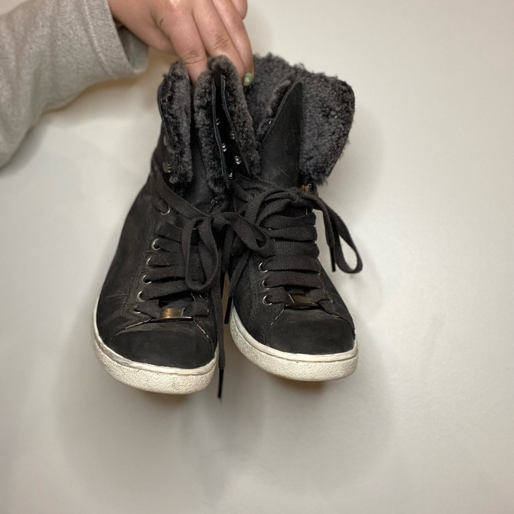Black UGG high tops